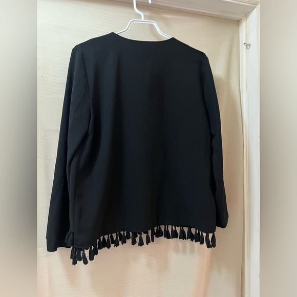 ⚫️ BOGO Black Zara woman hassle detail size medium casual classy - Picture 5 of 7
